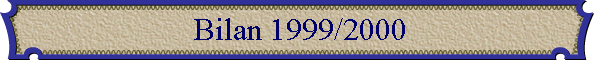 Bilan 1999/2000