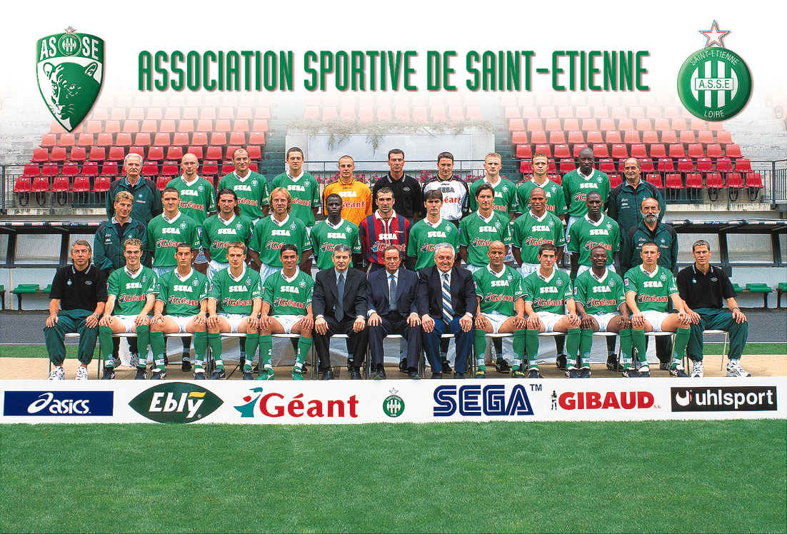 Photo officielle de l'ASSE 1999-2000